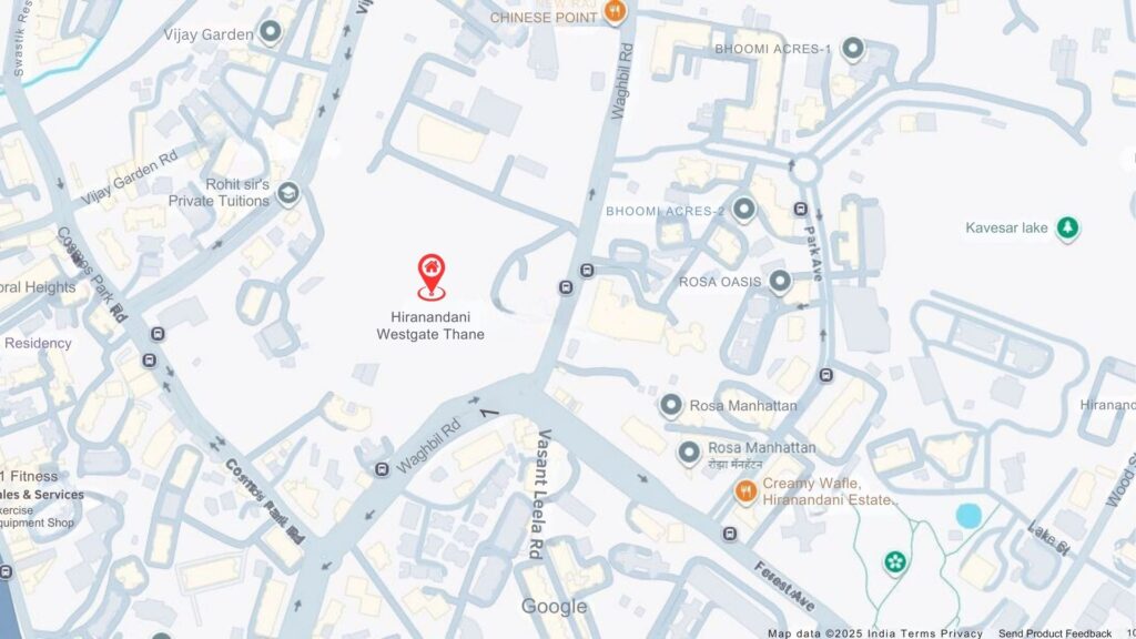 Hiranandani Westgate location