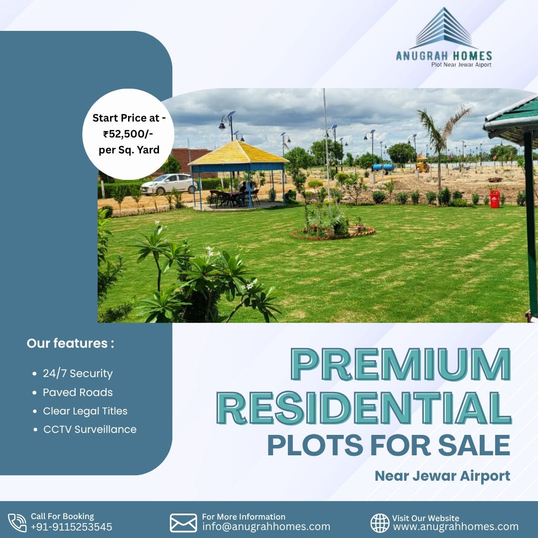 residential plots near jewar airport