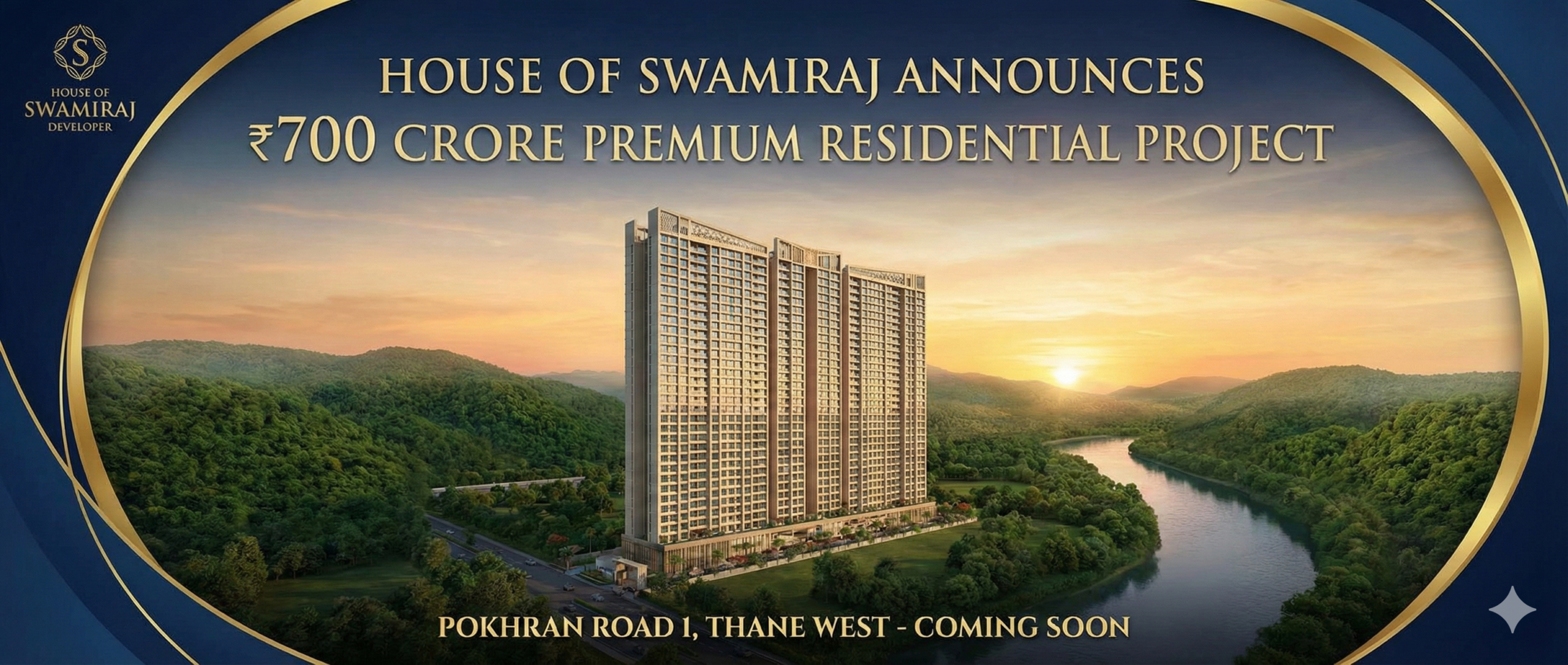 House of Swamiraj Announces ₹700 Crore Premium Residential Project in Pokhran Road 1, Thane West