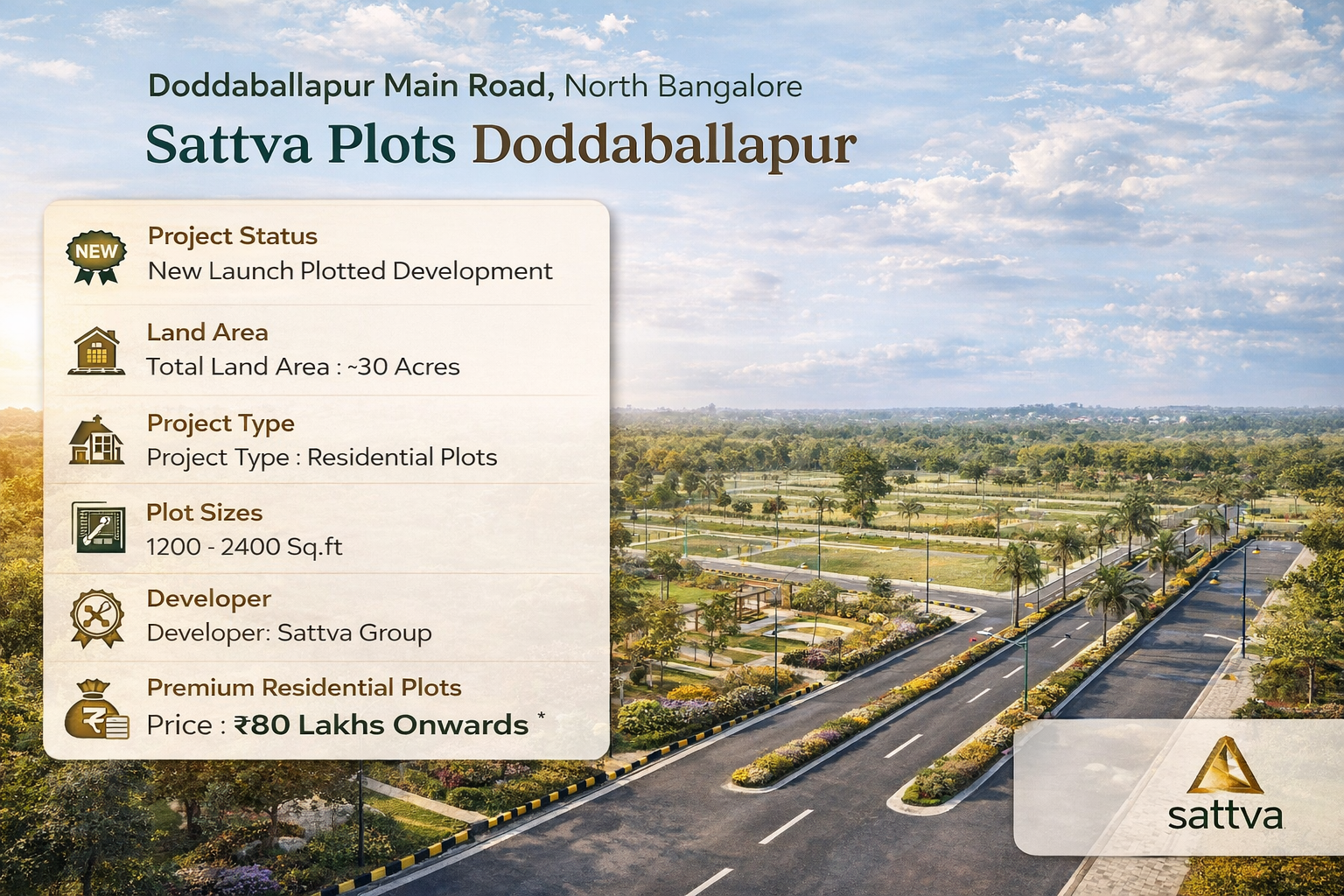 Sattva Plots Doddaballapur
