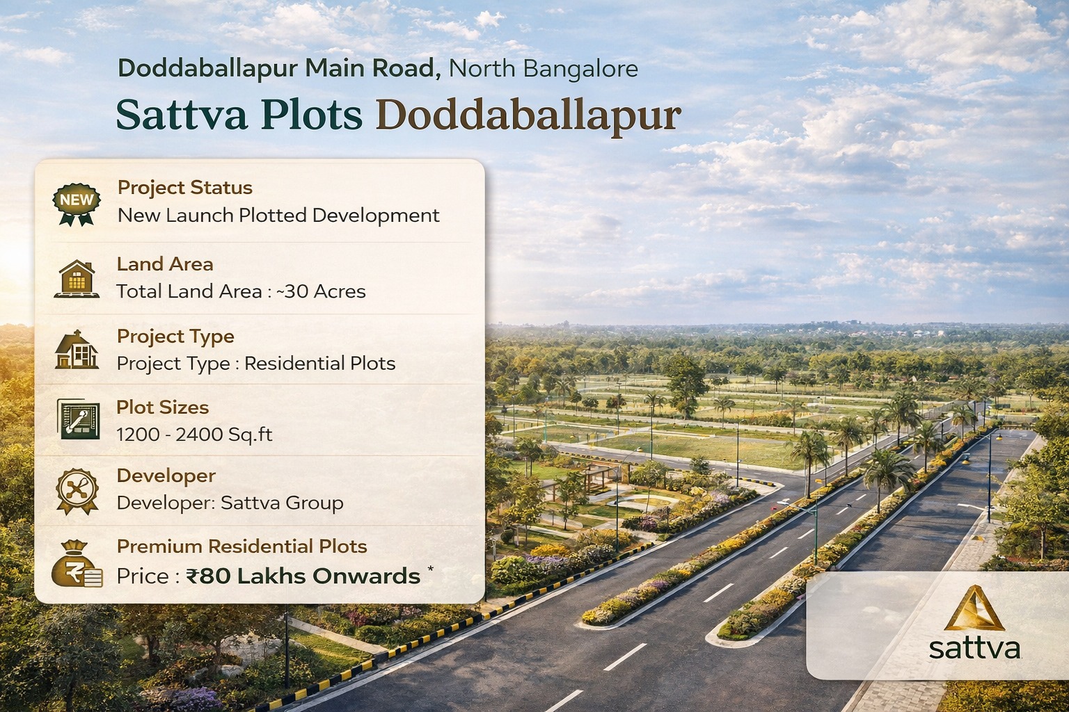 Sattva Plots Doddaballapur