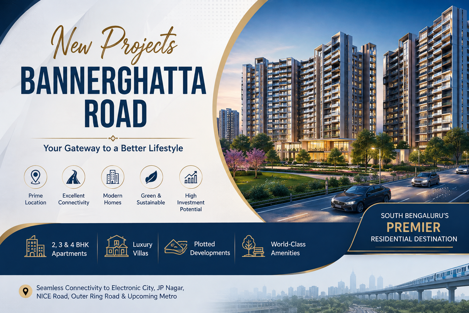 New Projects in Bannerghatta Road, Bengaluru