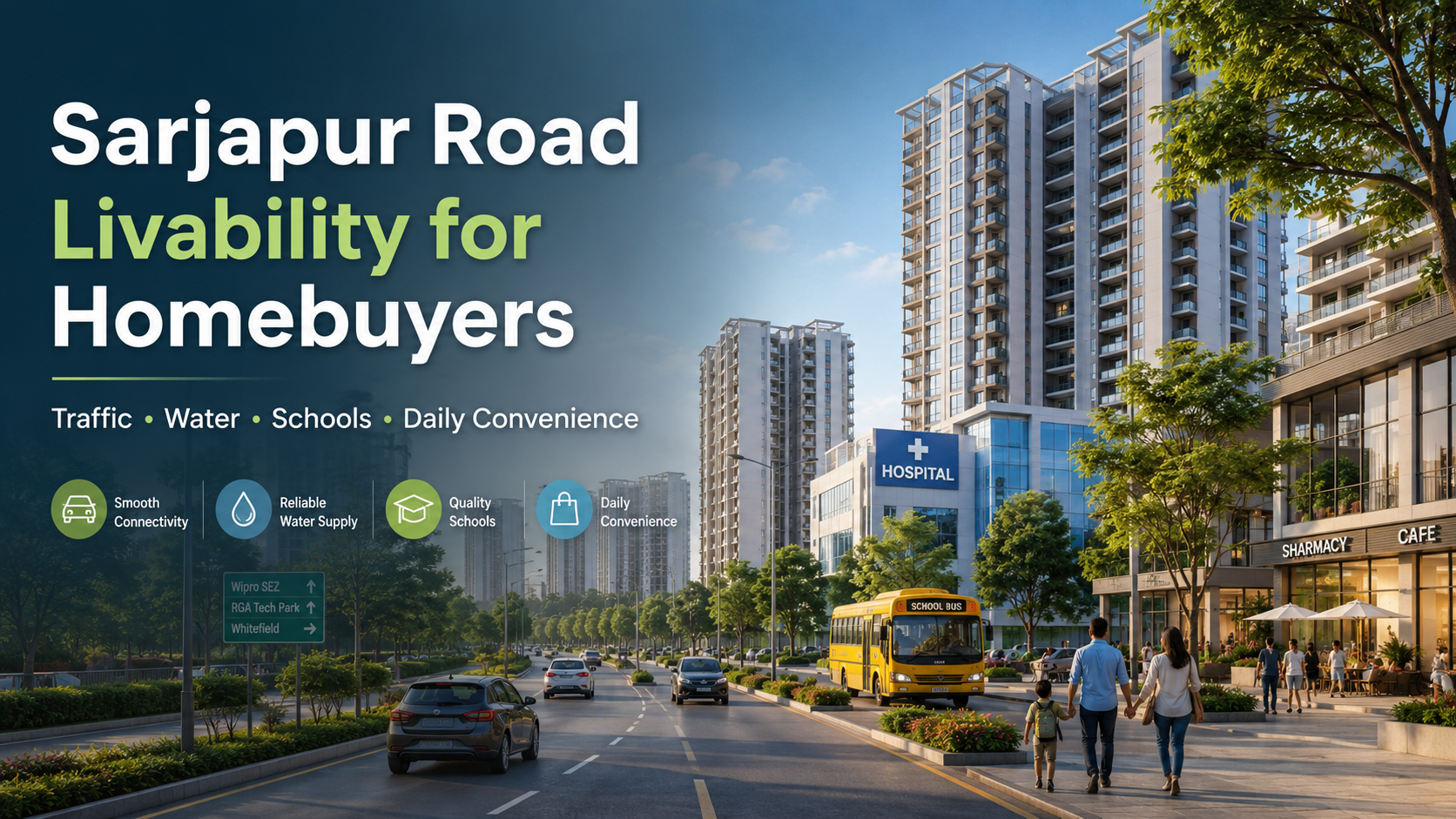 Sarjapur Road Livability Score for Homebuyers: Traffic, Water, Schools & Daily Convenience