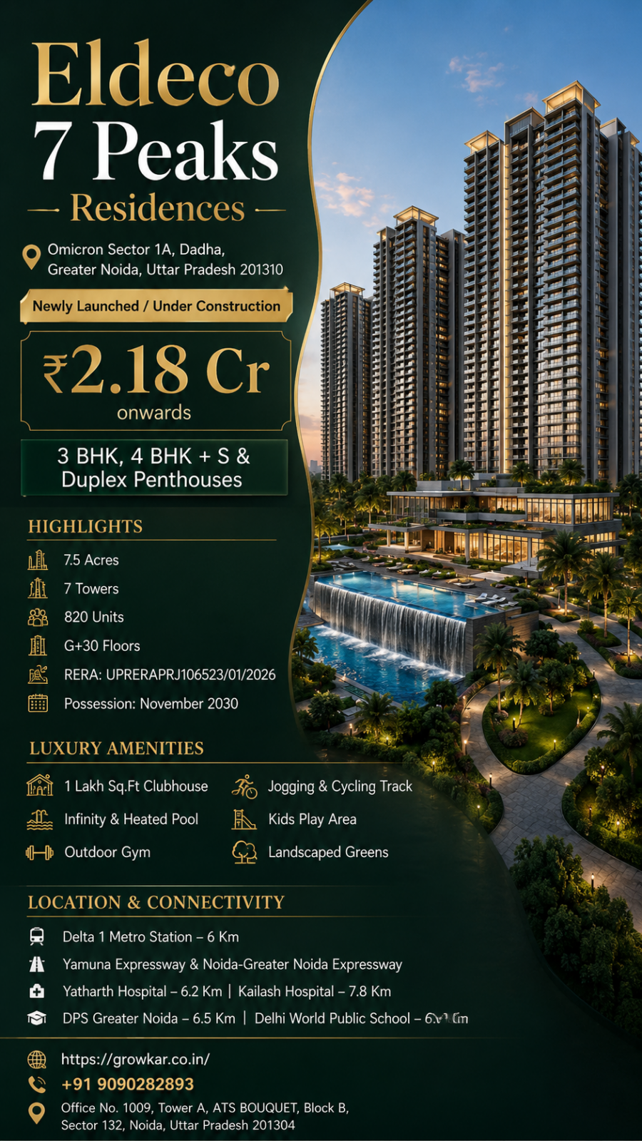 Eldeco 7 Peaks Residences