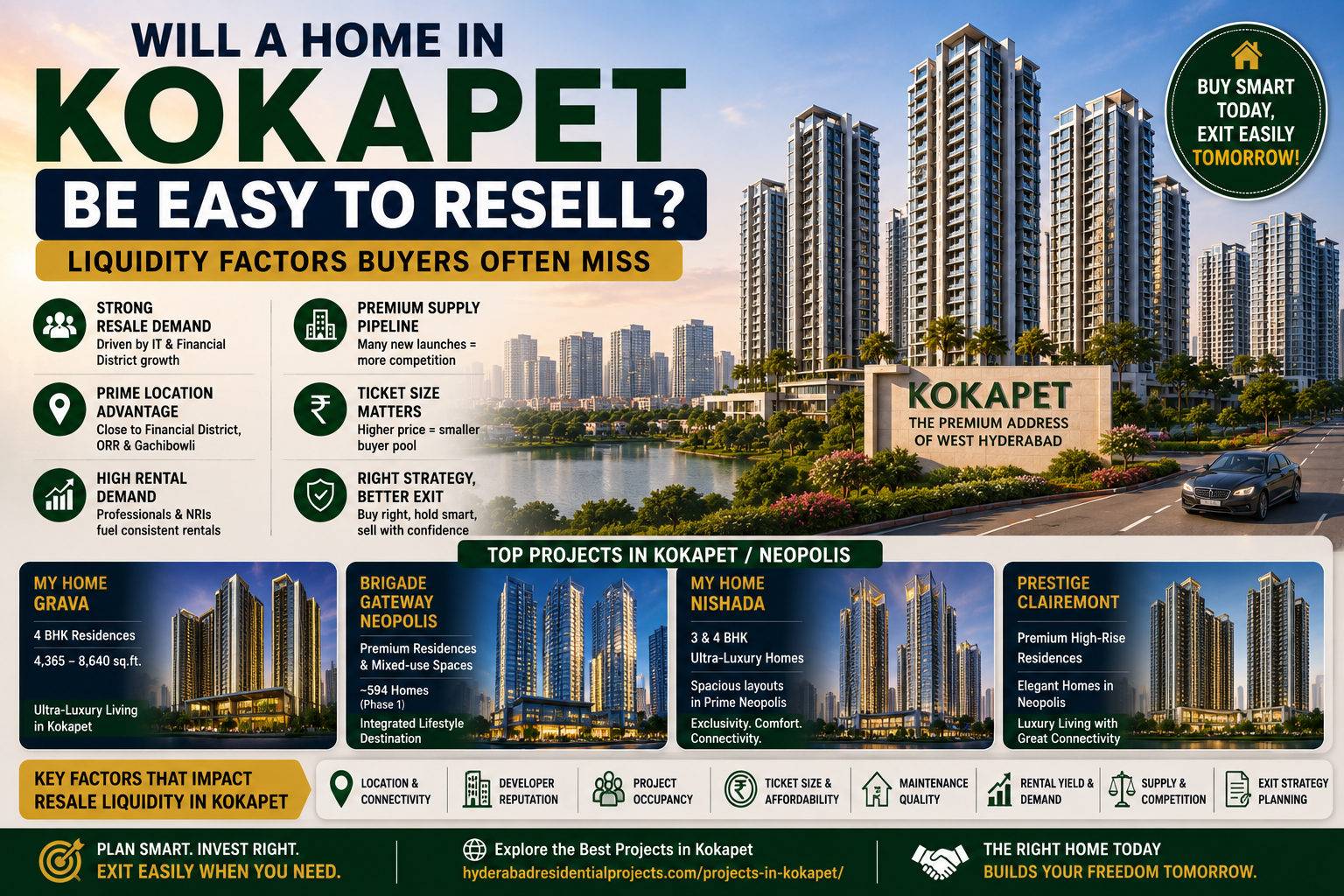 Will a Home in Kokapet Be Easy to Resell? Liquidity Factors Buyers Often Miss