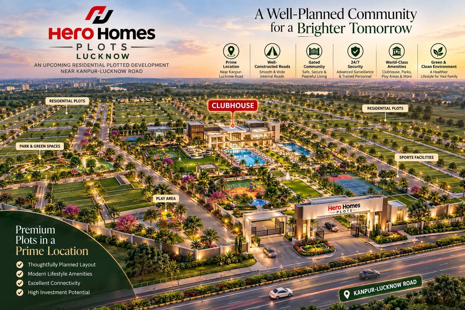Hero Homes Plots Lucknow
