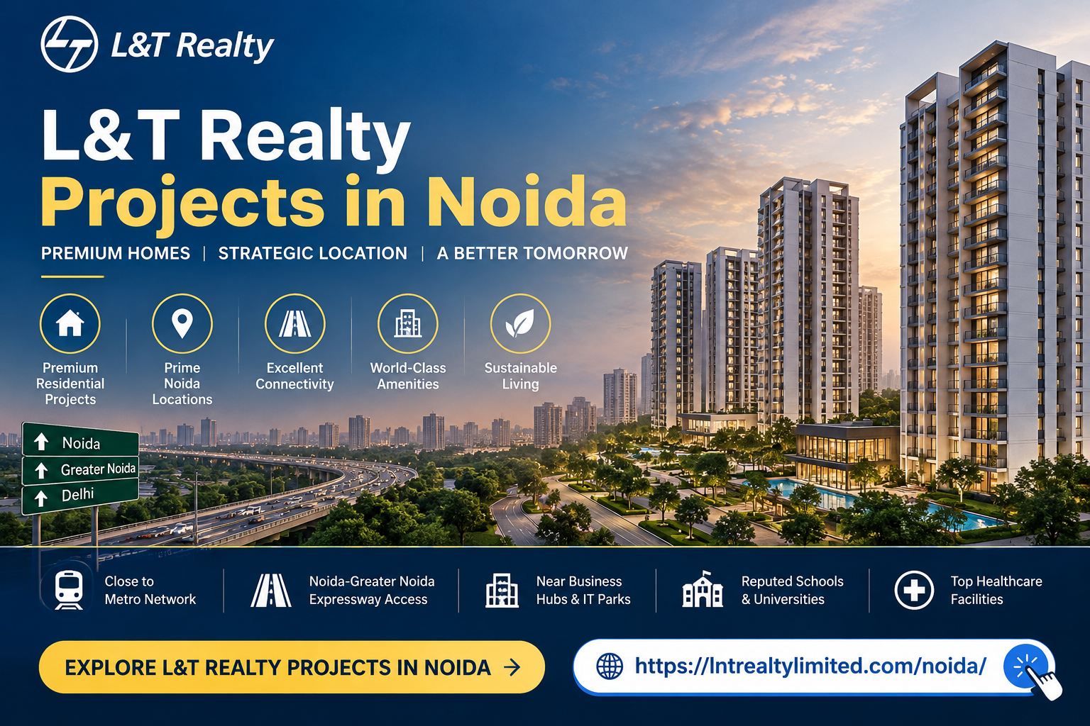 L&T Realty Projects in Noida